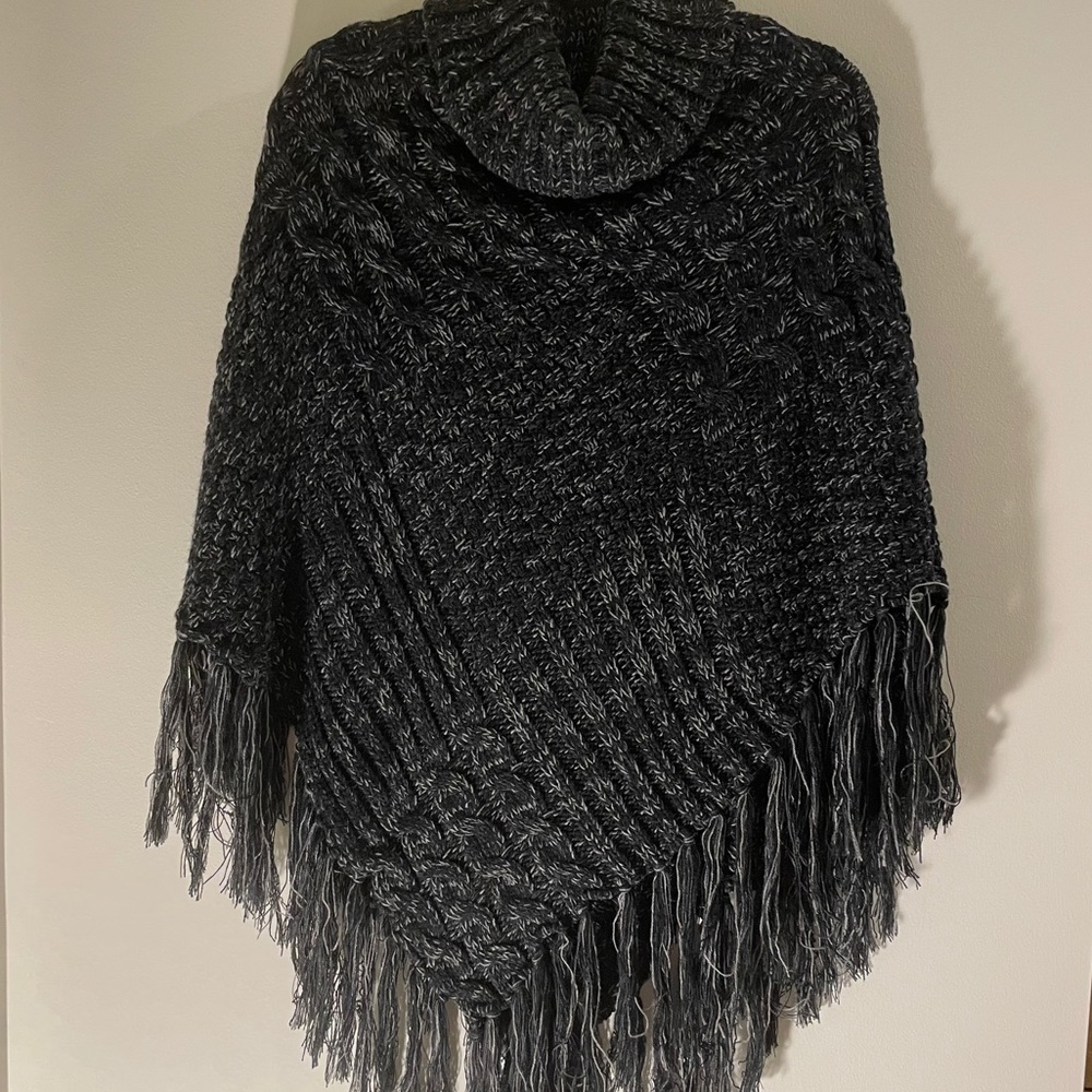 Turtleneck Poncho